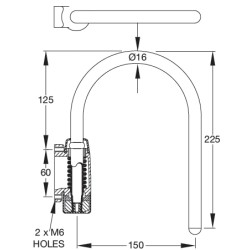 Brat universal vertical rotativ in forma de potcoava - Pentru oglinda laterala auto Brat universal vertical rotativ in forma de potcoava - Pentru oglinda laterala auto